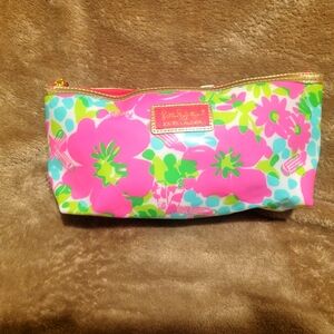 Lilly Pulitzer for Estee Lauder Make up Bag Womens Small Vibrant Colors